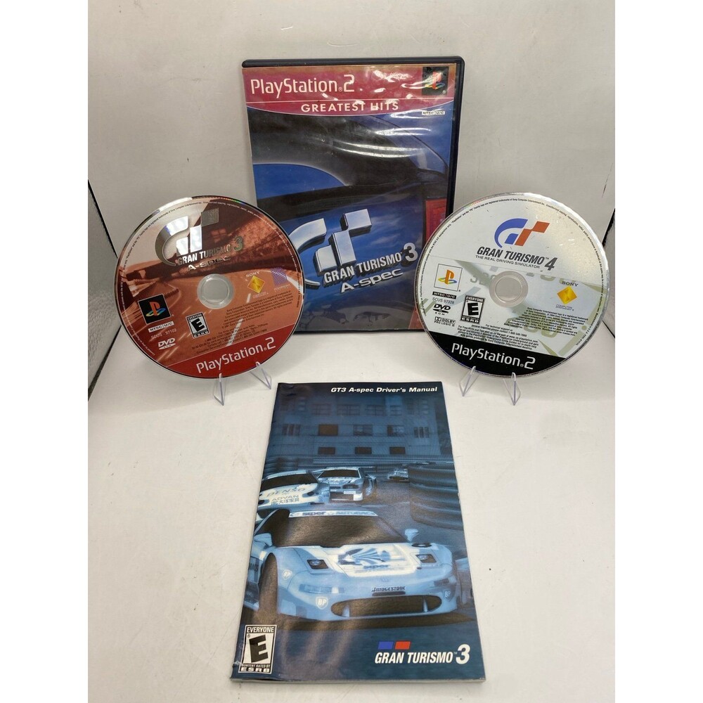 Gran Turismo 3 A Spec 4 PlayStation 2 PS2 CIB Complete Game Racing GT 3 & 4
